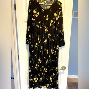 Old Navy Long Sleeve Peasant Dress